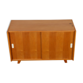 Oak veneer chest of drawers, U-452 by Jiri Jiroutek for Interier Praha, 1960