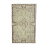 Handwoven contemporary anatolian beige carpet 170 cm x 277 cm
