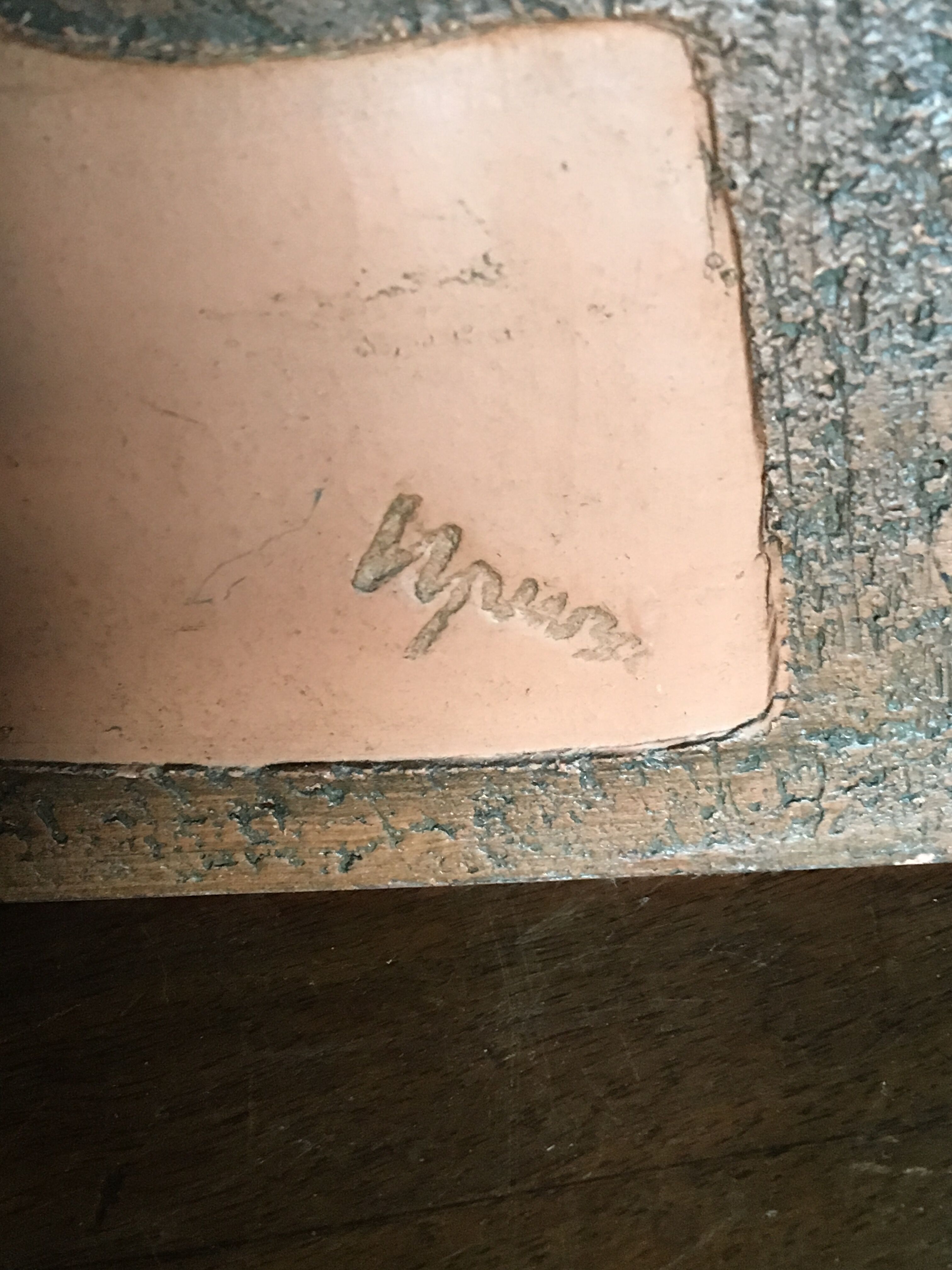 Rock and Bobois terracotta lamp