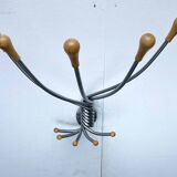 Postmodern Italian Wall Hook Octopus by J. De Pas, P. Lomazzi and D. D'Urbino for Zanotta, 1990s