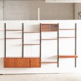 4-Bay wall unitkl  by P. Cadovius, Denmark, 1960's