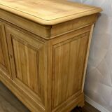 Louis Philippe 3-door buffet, airbrushed and glazed