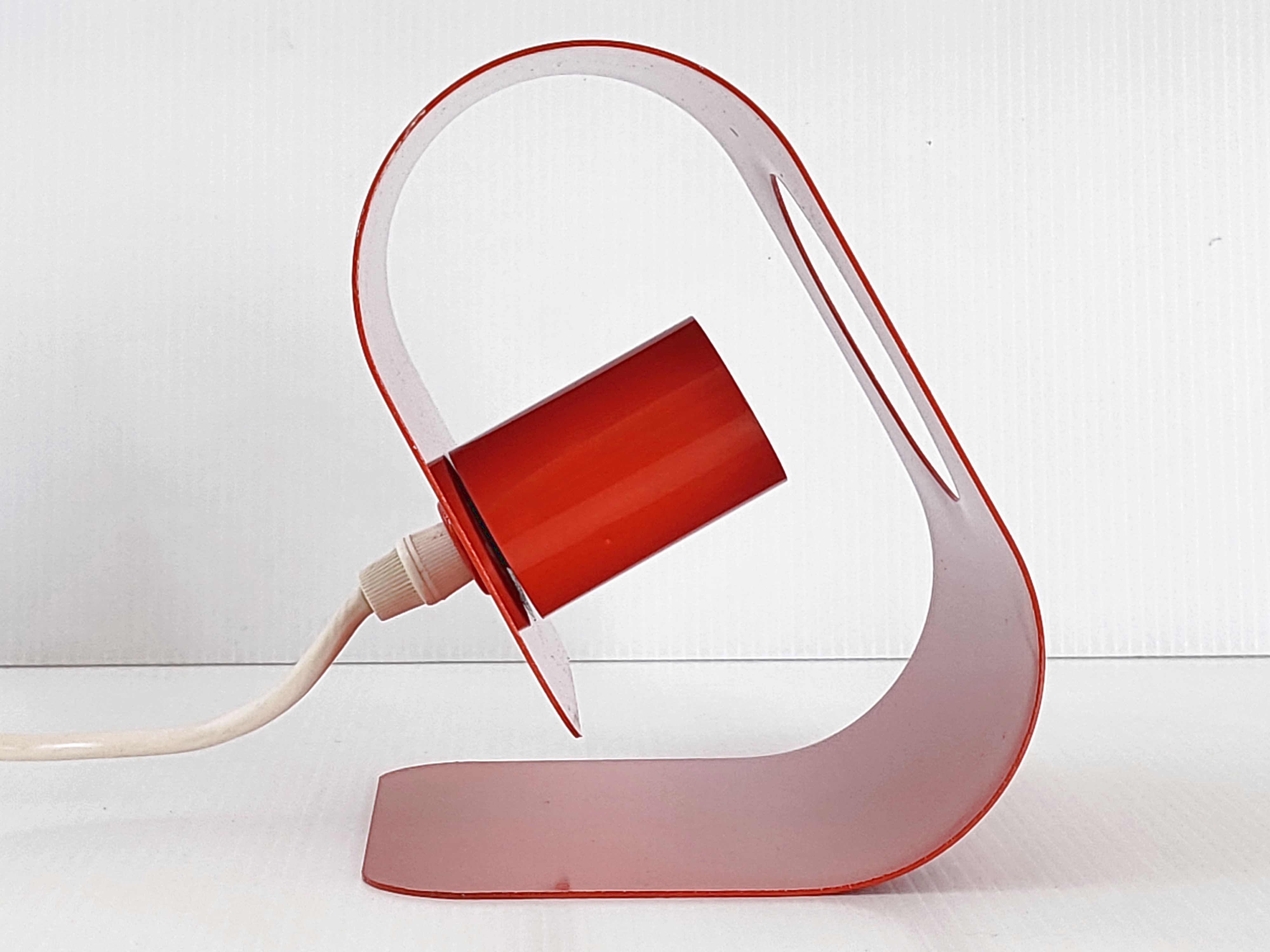 Vintage space age table lamp 1970