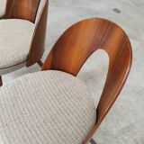 Set of 4 chairs by Antonin Suman for Tatra Nabytok 1960