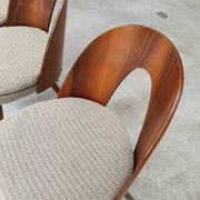 Set of 4 chairs by Antonin Suman for Tatra Nabytok 1960