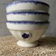 Lot 3 bols+3 assiettes Digoin Sarreguemines