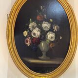 Lot de 2 tableaux anciens huile sur toile