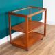 Retro Teak 1960s Meredew Drinks Serving Trolley