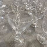 Service de 22 verres en cristal