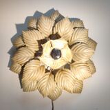 Wall lamp flower 70s