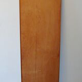 Scandinavian rectangular teak wall mirror - 45x122cm