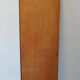 Scandinavian rectangular teak wall mirror - 45x122cm