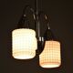 Mid-Century Chandelier in Chrome, Steel and Opaline Glass, Czech, 1960s