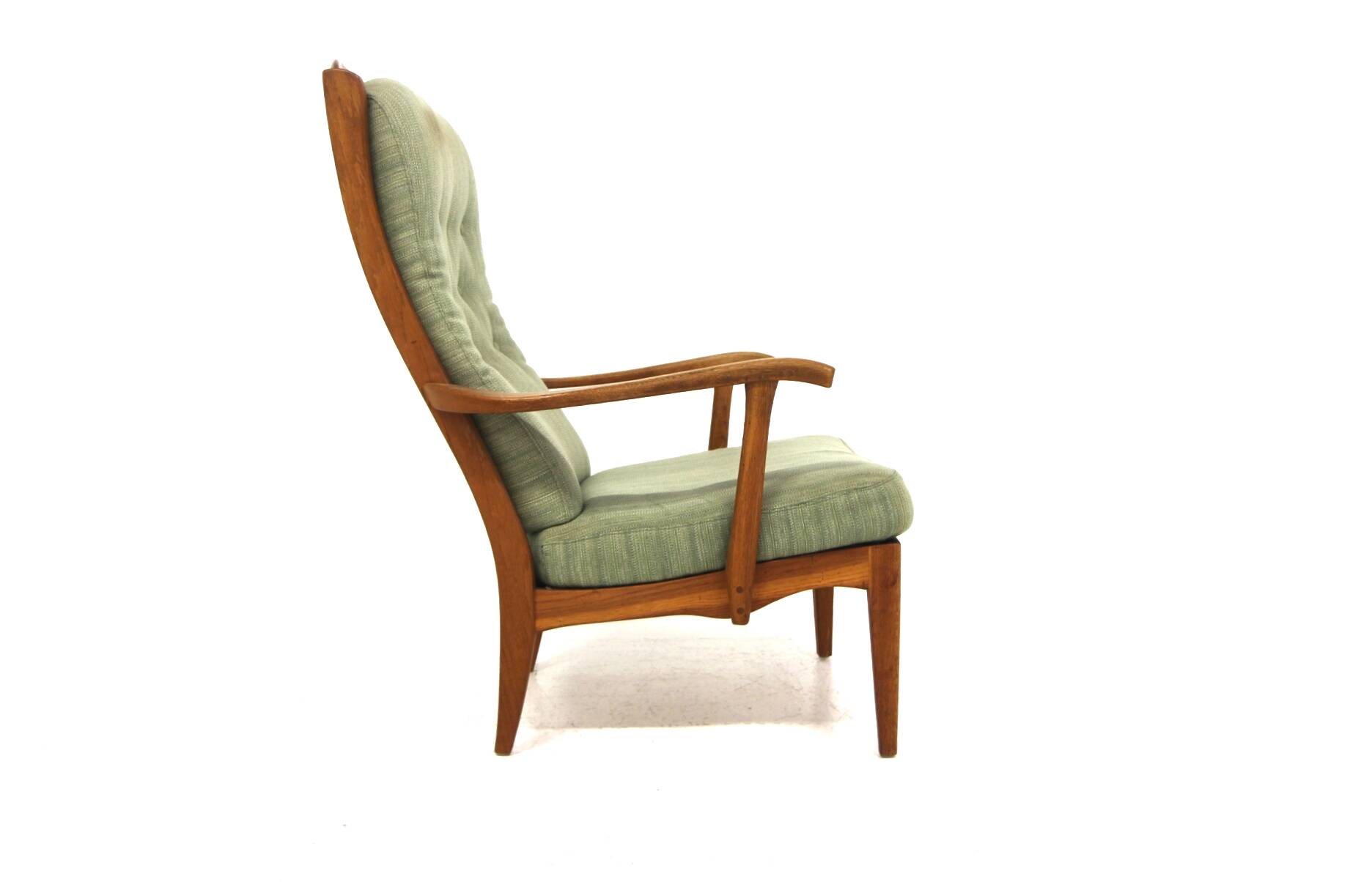 Scandinavian armchair "Stora Fjäderbrickan" by Carl Malmsten, Sweden, 1970