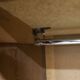 French wardrobe with tapered legs, 3 doors, 120cm hanging rail, new.