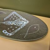 Plat ovale poisson