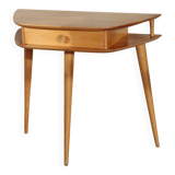 Solid oak tripod console table – vintage & restored