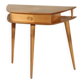 Solid oak tripod console table – vintage & restored