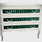 Commode Louis XV straw marquetry