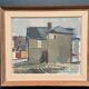 Original Swedish Oil on Canvas – “Sage House” by Gustav‑Adolf Johansson – Signed – Vintage & Framed
