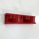 Red wall-mounted coat rack Minivip by Benanti & Brunori for Velca Legnano