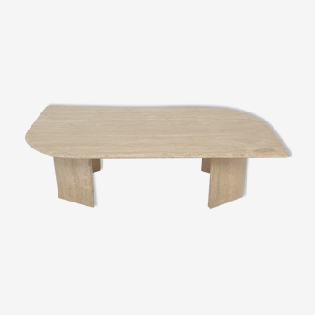Italian Travertine Coffee Table, 1980's