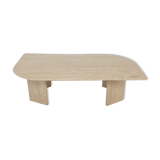 Italian Travertine Coffee Table, 1980's