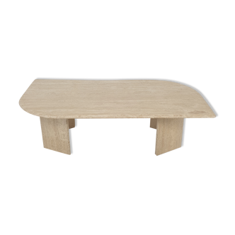 Italian Travertine Coffee Table, 1980's