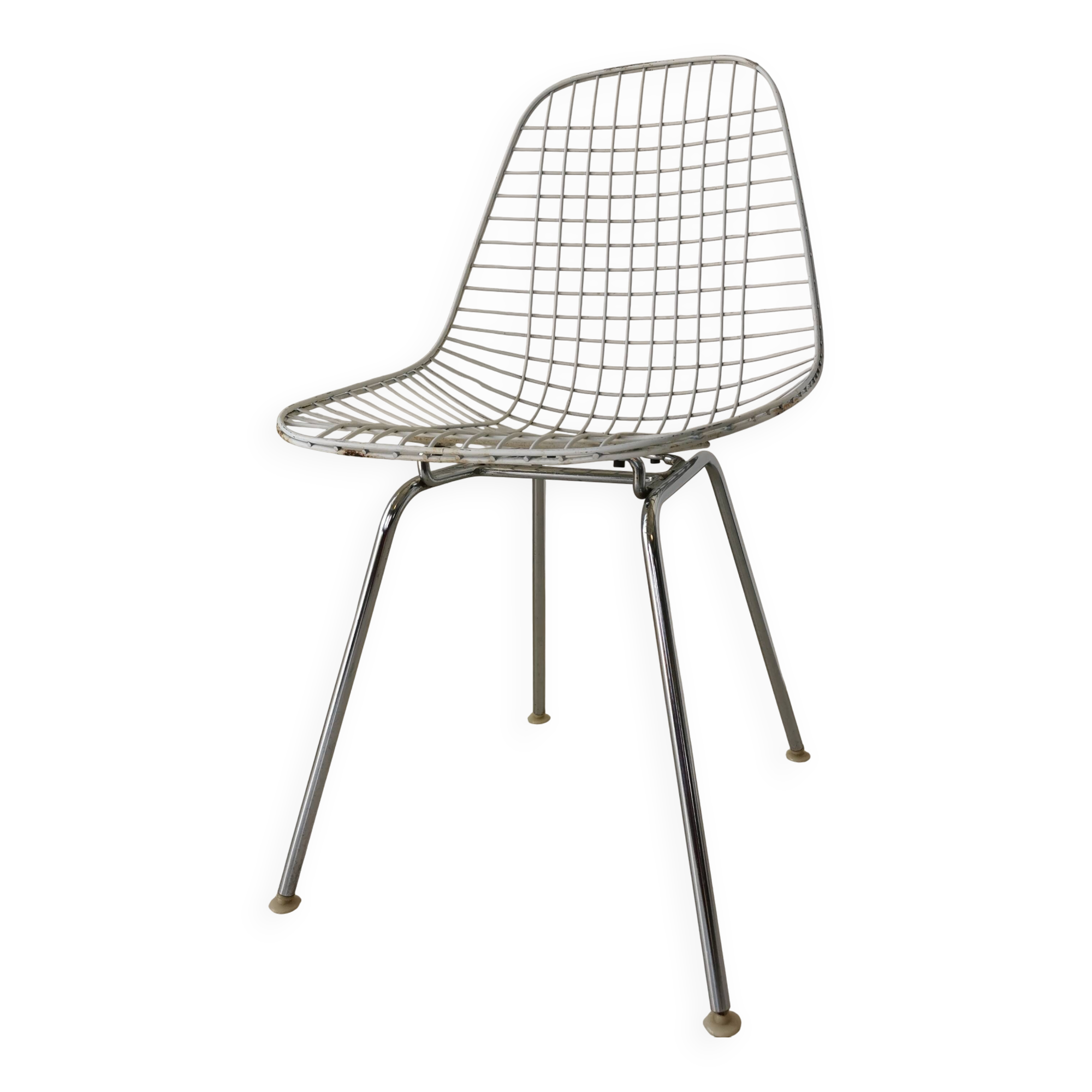 Eames DKX wire chair for Herman Miller