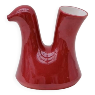 Périgourdine pottery pitcher in ceramic design made for the benefit of the joséphine baker foundation, 1970