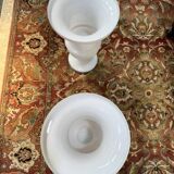 Paire de vases Médicis en verre de Murano