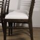 Set of 4 modernist chairs in oak and boucle fabric - 1940