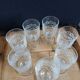 7 vintage wine glasses