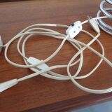 Opaline Glass and Chrome Table Lamps from Honsel, 1970s, Set of 2