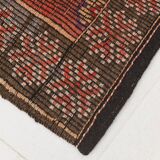 Rug For Living Room Red Turkish Kilim Rug, 151x336Cm