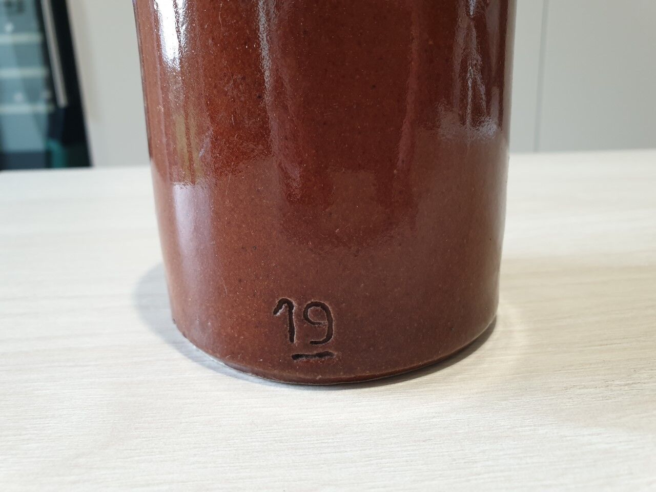 Old sandstone bottle