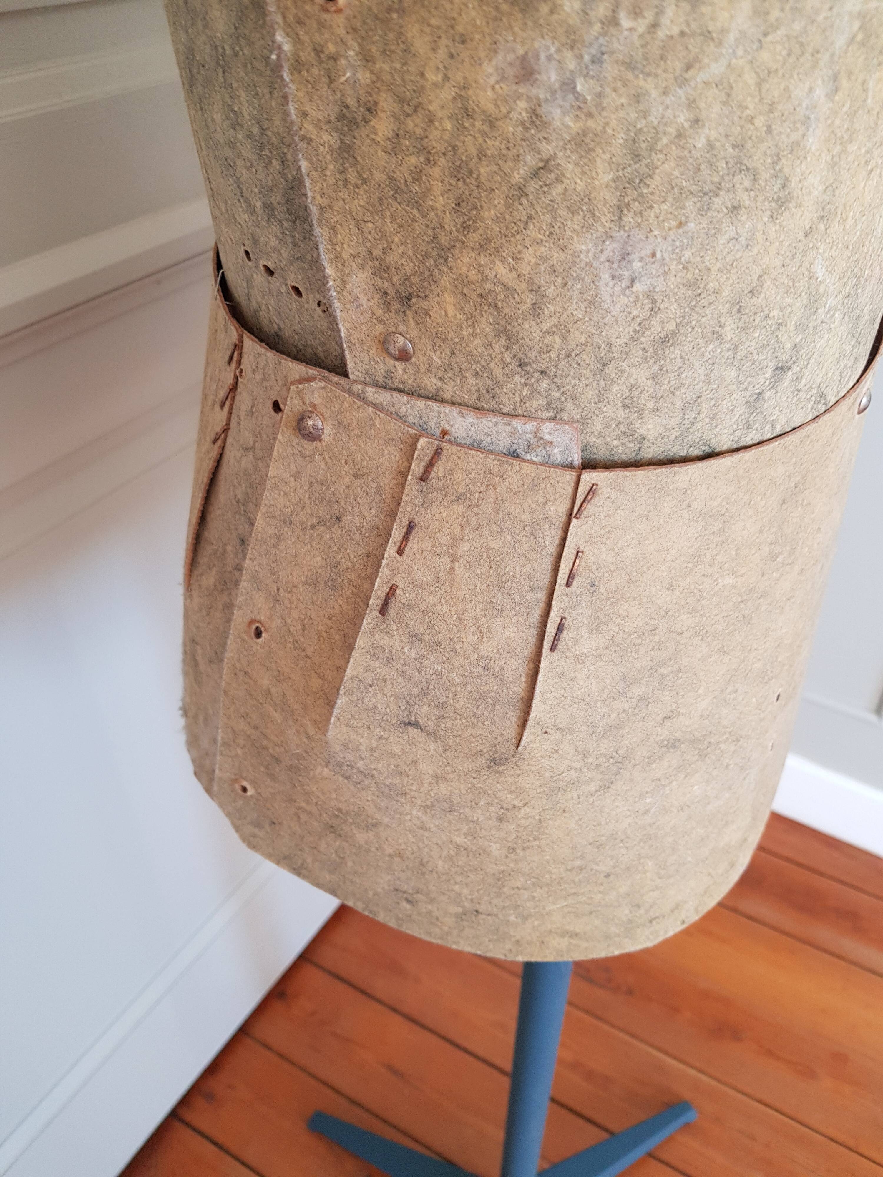 Old couture mannequin