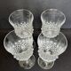 4 crystal wine glasses