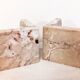 Antique marble bookends / pair