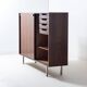 Minimalist storage cabinet in teak by Alfred Hendrickx, 1960