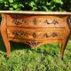 Louis XV marquetry commode with marble top - Very beautiful antique piece
