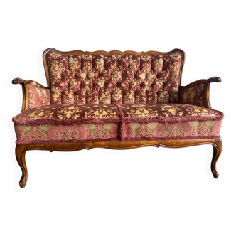 Vintage pink baroque seat/sofa/armchair