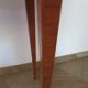 Console Louis XVI-Table d'appoint-Marqueterie-pieds sabots-années 80-Tiroir