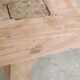Bedside table - old workbench