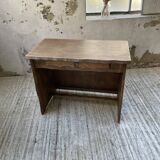 Aranjou elm brutalist desk