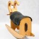 1960s vintage mid-century wooden rocking billy goat