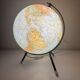 Vintage globe 1962 terrestrial world map glass tripod Taride - 28 cm