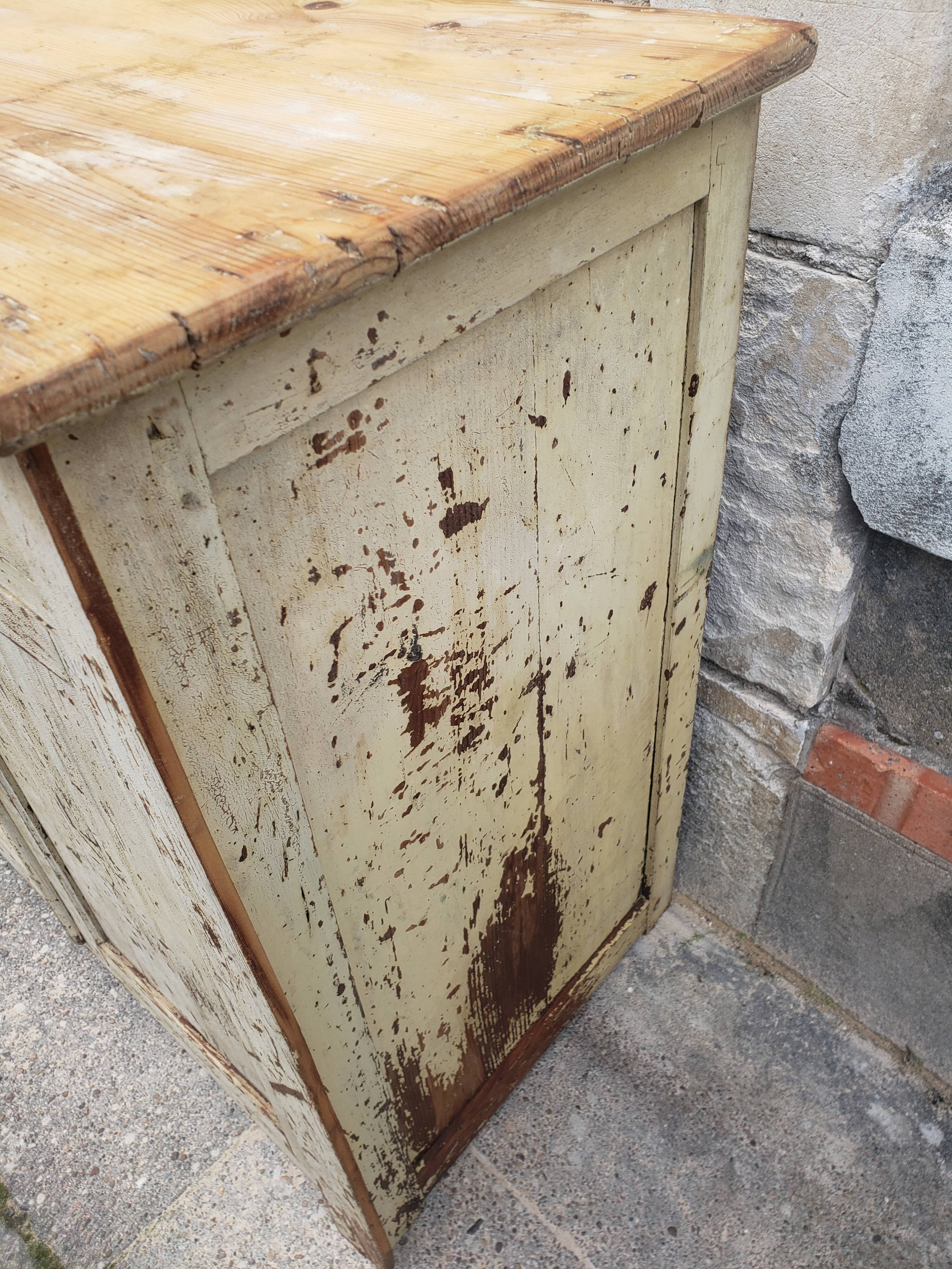 Old Parisian buffet patina