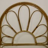 Vintage rattan headboard