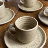 Niderviller stoneware coffee cups